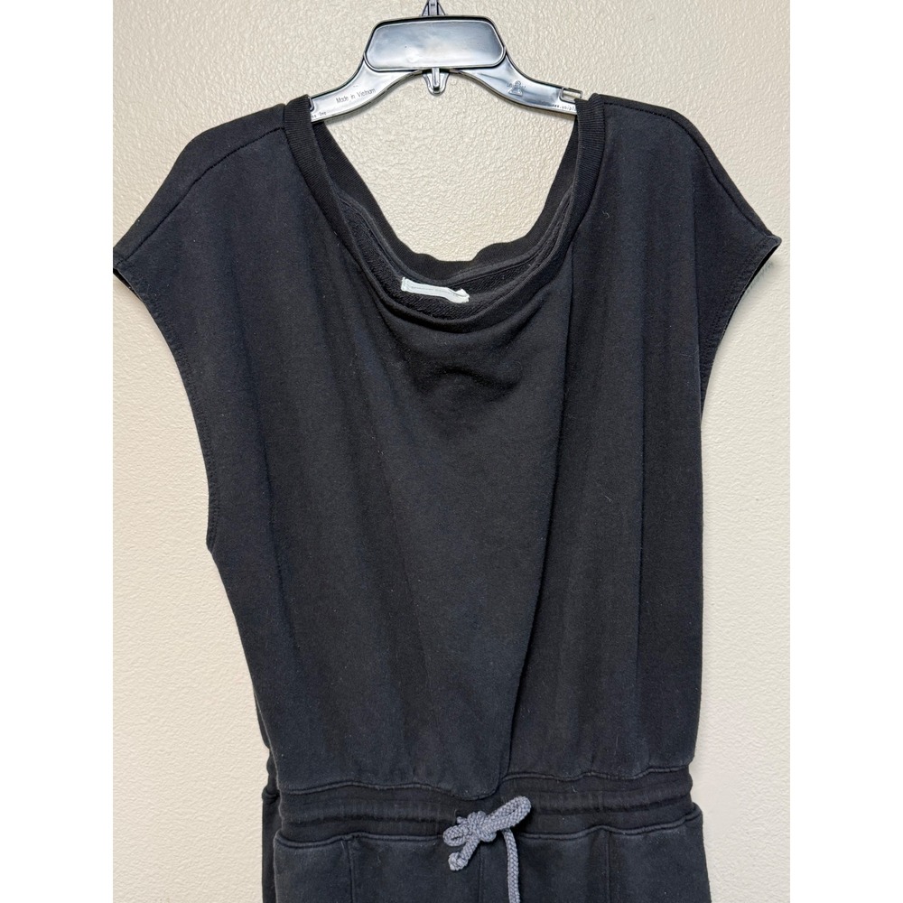 Spiritual Gangster Womens Black Sleeveless Cotton Jumpsuit XL Relaxed Lounge - Picture 2 of 10